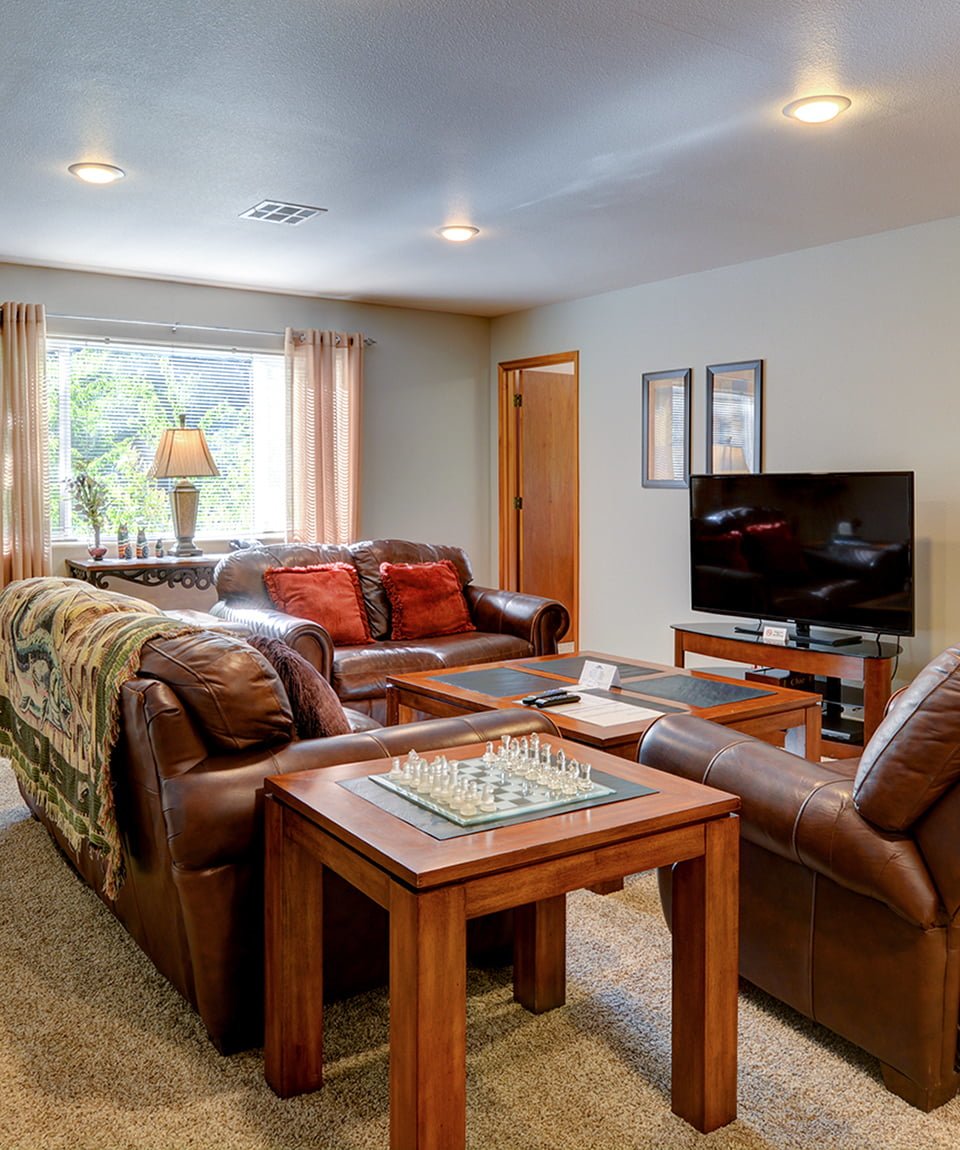 Living Room in one of our Taylor Creek suites.