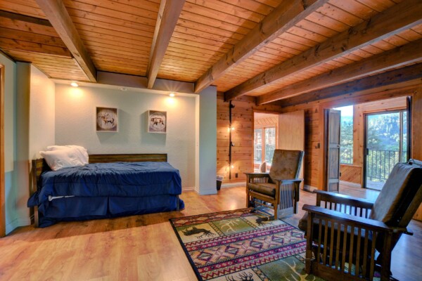 The Treetops House Side Living Area