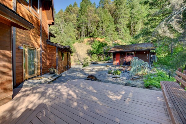 The Treetops House Back Deck
